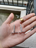 Customized Name Cufflinks for Men - Stainless Steel Personalized Jewelry