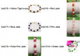Green Jade and Pearl Bracelet for Women 7.5''