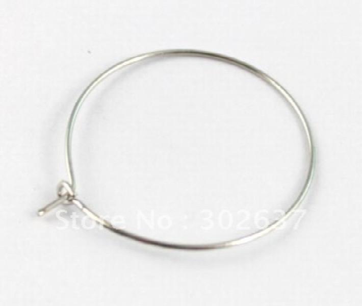 500pcs Wine Glass Charm Hoops 29mm #20581
