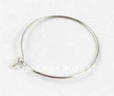 500pcs Wine Glass Charm Hoops 29mm #20581
