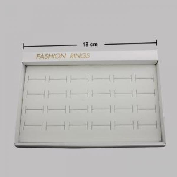 24 PCs Sponge Ring Box Jewelry Display Holder Organizer Tray Case Storage