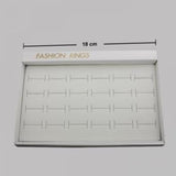 24 PCs Sponge Ring Box Jewelry Display Holder Organizer Tray Case Storage