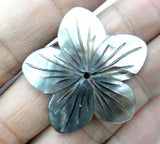 Natural Quartz Crystal Abalone Shell Charms Pendant for DIY Jewelry Making