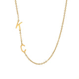 Lemegeton Name Necklace Customised Stainless Steel Initial Necklaces