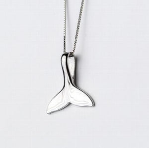 925 Silver Fish Tail Necklace Personalized Jewelry Women