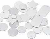 30 Pack Mixed Aluminum Stamping Blanks with Storage Box, 1mm Thickness