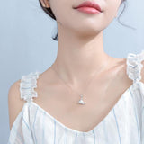 S925 Sterling Silver Dolphin Pendant Necklace