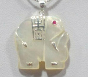 Emerald Green Jade Elephant Pendant Necklace