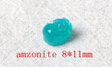 Strawberry Quartz/Amethyst/Amazonite/Aquamarine Pendant Beads