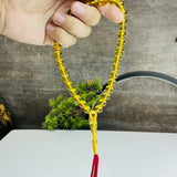 Muslim Amber Resin Islamic Rosary Bracelet