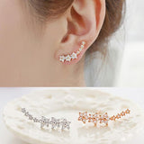 REETI High Star Zircon 925 Sterling Silver Earring for Women