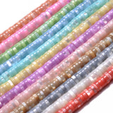 185Pcs 6mm Multicolor Shell Beads for Jewelry Making