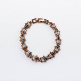 Elegant Silver Bracelet with Sparkling Crystals