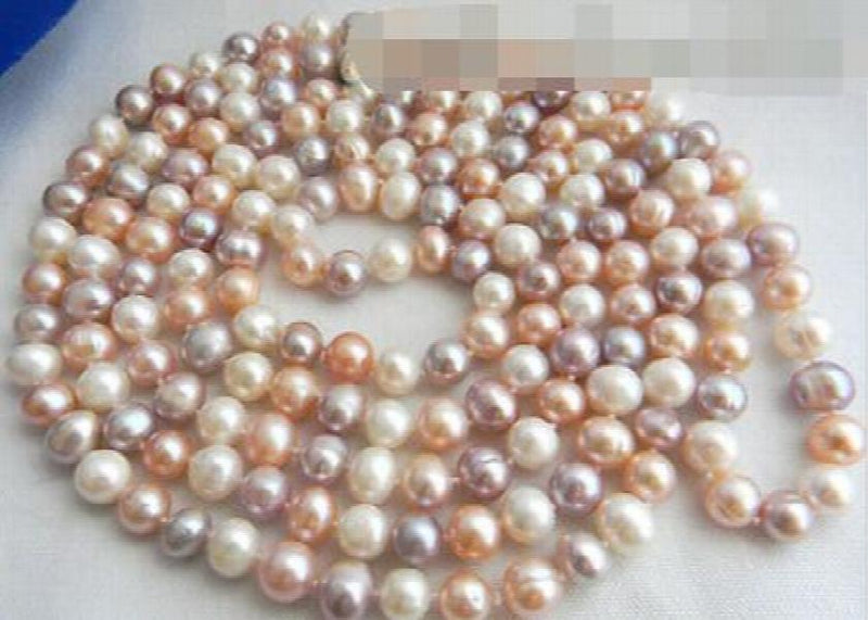 35'' Lavender Pink Freshwater Pearl Necklace
