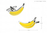 Sunnylink Banana Yellow Cufflinks for Shirt L1237