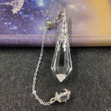 Natural Crystal Pendulum for Dowsing Reiki Chakra Healing