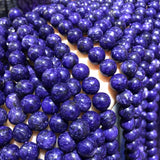 Purple Dragon Spar Beaded Round Spacer Beads for DIY Jewelry Making
