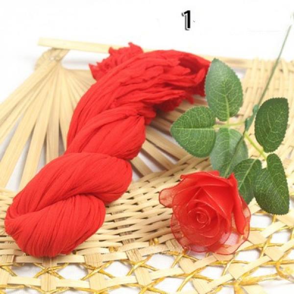 20pcs Nylon Flower Material for DIY Crafts Wedding