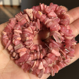5-8mm Rhodochrosite Stone Gravels Loose Beads for Jewelry Making