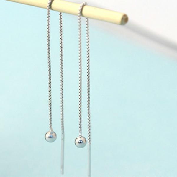 925 Sterling Silver Box Chain Ear Wires for Earrings Making