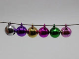 100 JINGLE BELLS Christmas Mixed Colors Beads Charms 8mm DIY Craft