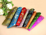 Chinese Embroidery Multicolor Satins Jewelry Drawstring Pouches