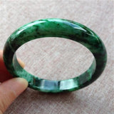 Zheru Jewelry Natural Burmese Jadeite 54-62mm Bracelet Princess Jewelry Gift