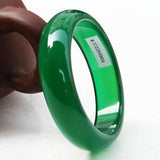 Zheru Agate Chalcedony Ice Green Bracelet 54-64mm