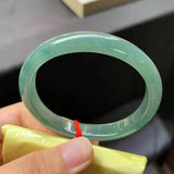 Natural Burmese Jadeite Light Green Bracelet