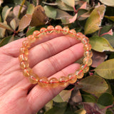Fengbaowu Rainbow Citrine Bracelet Crystal Healing Stone Jewelry