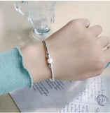 Hypoallergenic Frosted Bead Bracelet for Women