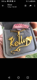 Personalized Name Necklace Big Pendant Stainless Steel Nameplate Jewelry