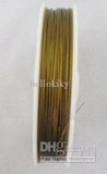 100 M Golden Tiger Tail Beading Wire 0.38mm/0.45mm M80