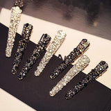 2pcs Rhinestone Duck Clip Girls Hair Jewelry