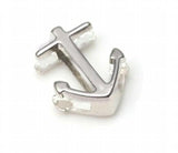 50PCS 10MM Slide Charm Anchor DIY Accessory for Stainless Steel Bracelet