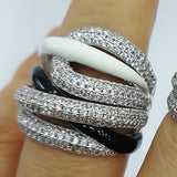Cubic Zirconia Women's Engagement Ring Wedding Bridal Dubai High Gift