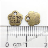300pcs Vintage Flower Charms Antique Bronze Jewelry Making DIY