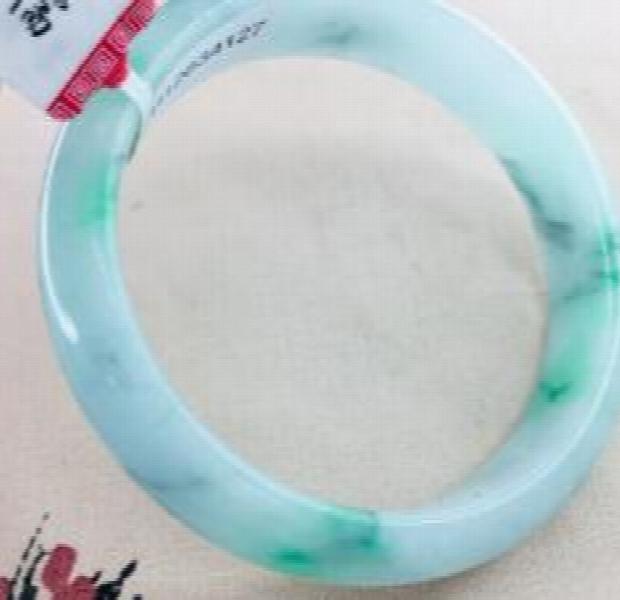 Zheru Jewelry Natural Jadeite Bracelet Ice Bicolor 52-61mm Female Princess Jade