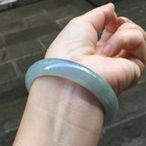 Natural Burmese Jade Bracelet for Women, 54-64mm, Princess Jewelry