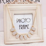 Vintage Crystal Collarbone Choker Necklace for Women