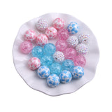 RB-042 Large Acrylic Beads 50pcs Lot Colorful Mix Set for Kids Chunky Necklace