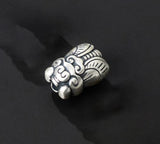 Vintage S925 Sterling Silver Cicada Hole Beads Charms DIY Making