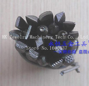 Metal Flower Punch Stamping Set - Number Punch for Bracelets