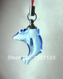 25pcs Dolphin Rice Vials Pendants Empty Glass Bottle