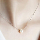Freshwater Pearl Necklace 925 Silver Pendant