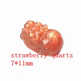 Strawberry Quartz/Amethyst/Amazonite/Aquamarine Pendant Beads