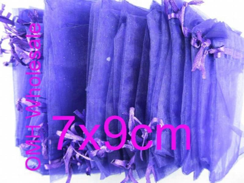 50pcs Purple Christmas Jewelry Bags 7x9-17x23cm BZ08-8