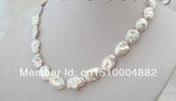 Big 17mm Baroque Keshi Reborn Pearl Necklace