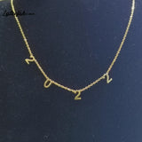 Lateefah Stainless Steel Number Necklace for Women Girls