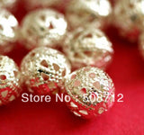 1000pcs 10mm Silver Plated FILIGREE BEADS